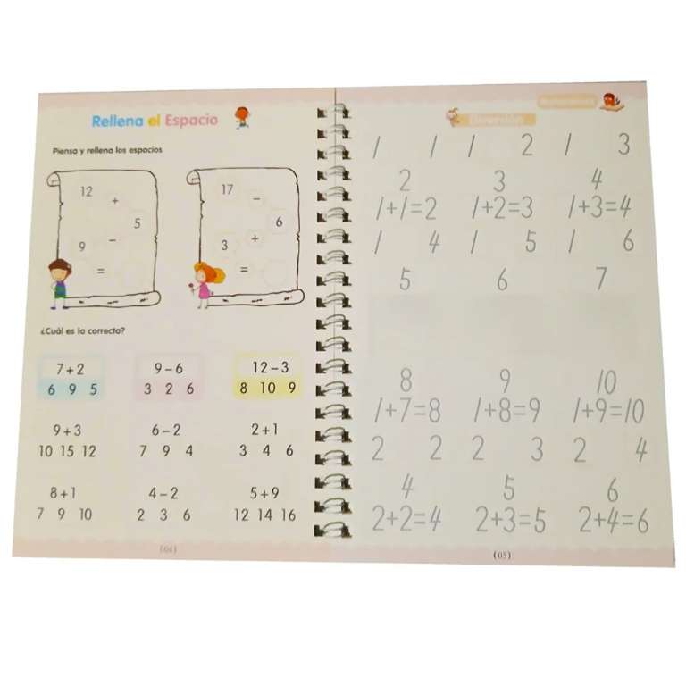 KIT MONTESSORI DE CALIGRAFÍA CREATIVA – APRENDE JUGANDO X4