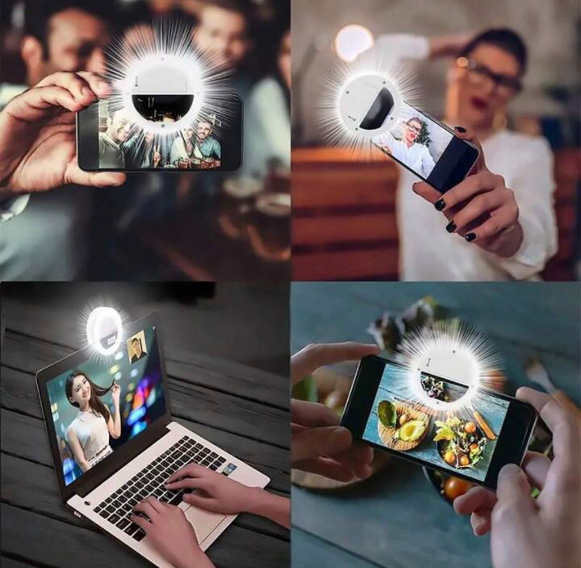 Aro de Luz Selfie Recargable