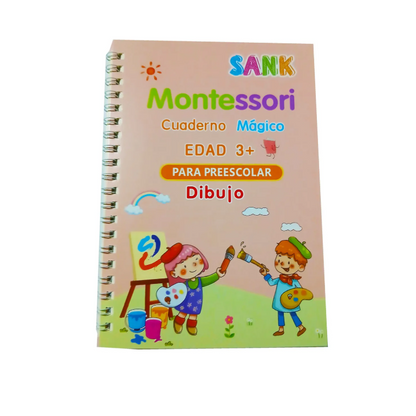 KIT MONTESSORI DE CALIGRAFÍA CREATIVA – APRENDE JUGANDO X4